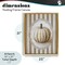 Stupell Industries Beige Stripes Pumpkin Floating Frame, design by Arlington Prints